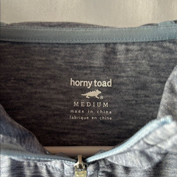 Horny Toad Blue Heather Half-Zip Pullover - Picture 2 of 9